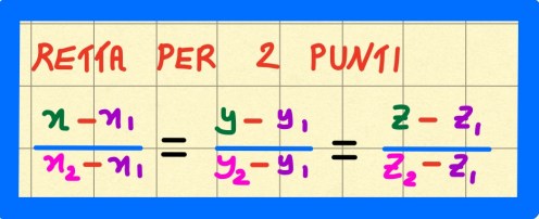 retta per 2 punti